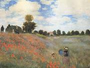 Claude Monet Poppies near Argenteuil (mk06) Spain oil painting reproduction